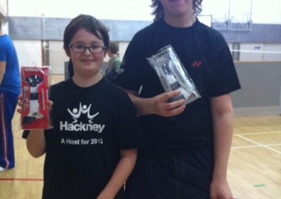 Christmas Tournament Runners Up Hector and Adam