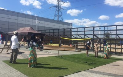 Black Arrows promotes Olympic Badminton @ Gallions Reach Shopping Park, Beckton