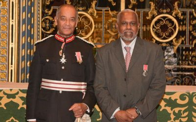 Black Arrows Founder & Chairman receives BEM award at Westminster Abbey