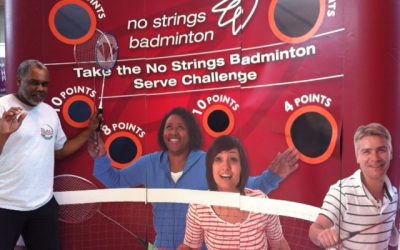 Black Arrows delivers Sport Relief Badminton @ Westfield, Stratford