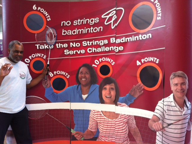 Black Arrows delivers Sport Relief Badminton @ Westfield, Stratford